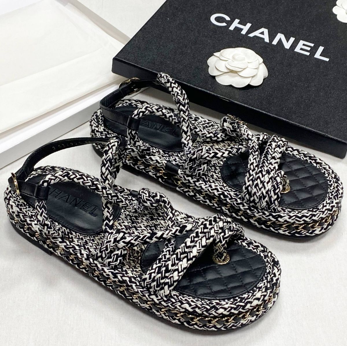 Босоножки Chanel размер 38 цена 46 965 руб