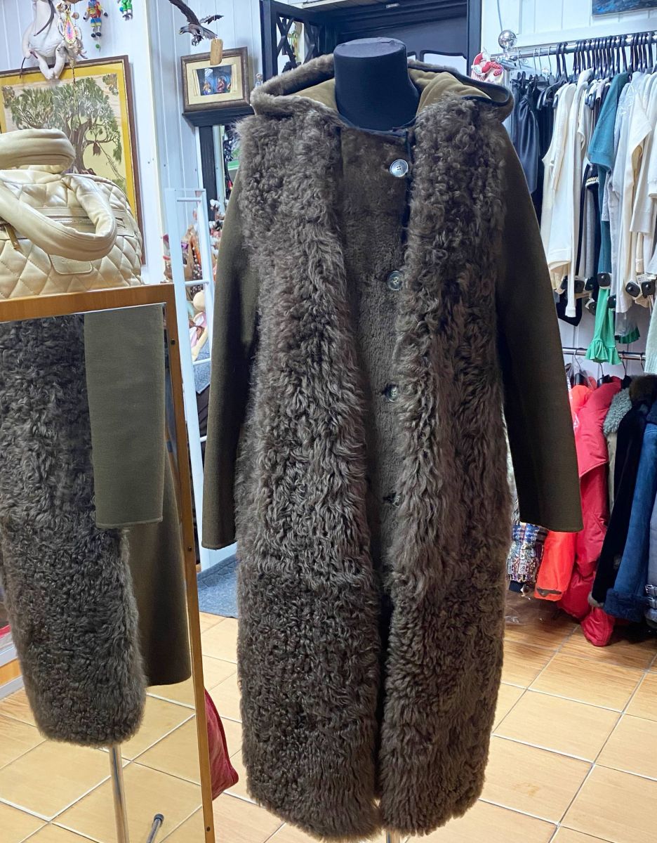 Пальто Yves Salomon размер 38 цена 39 138 руб