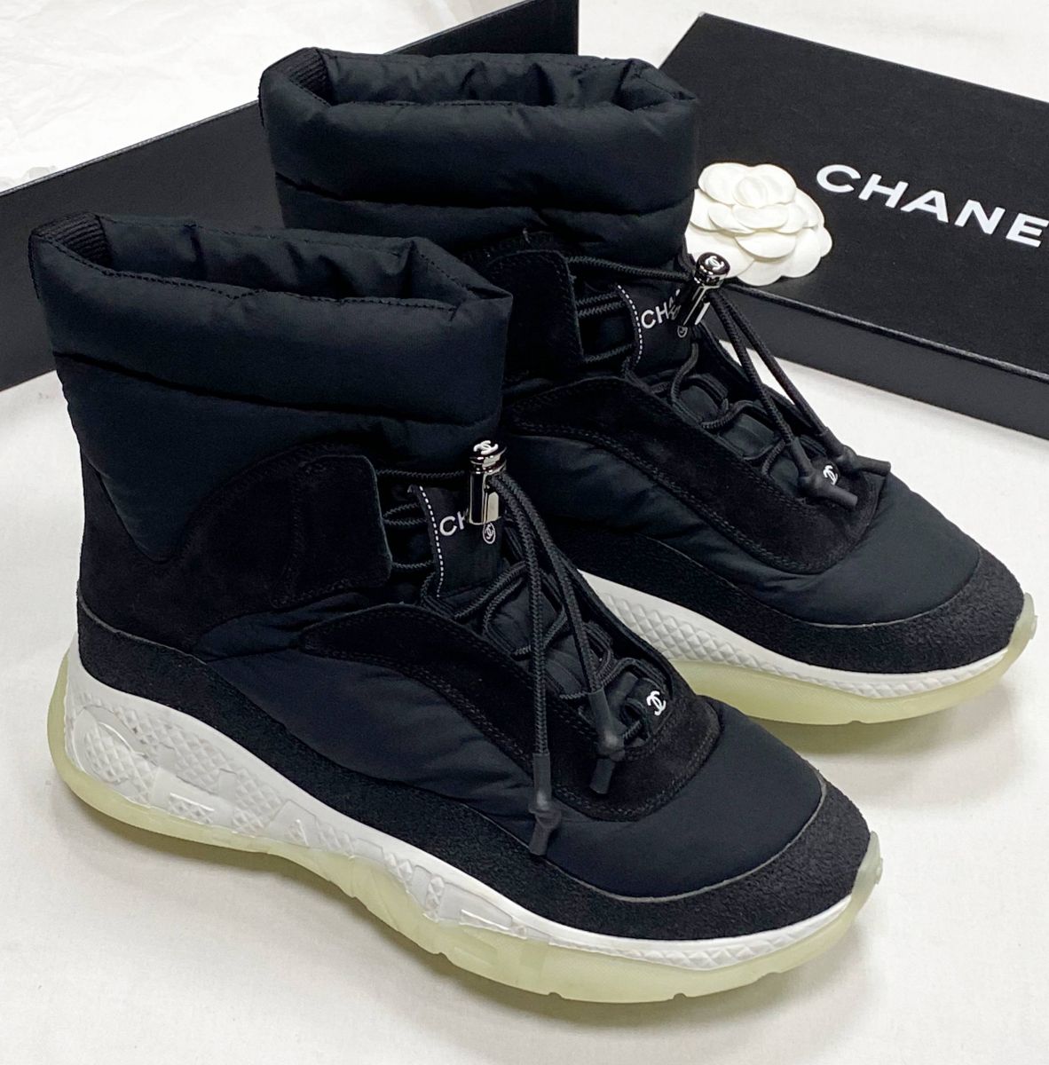 Дутики Chanel размер 37.5 цена 62 620 руб 