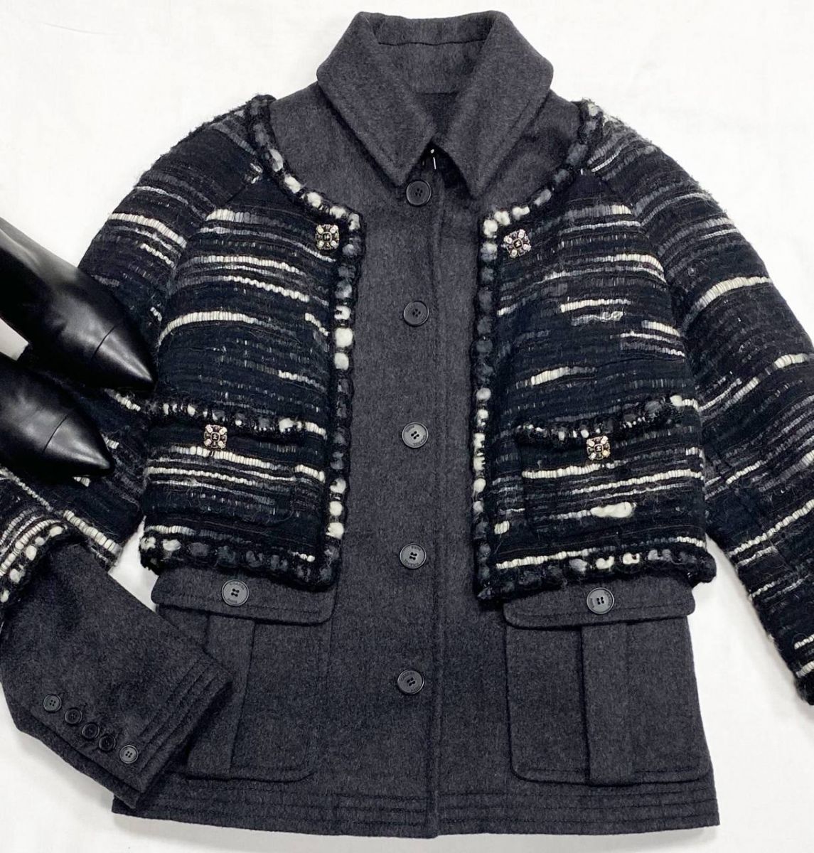 Жакет /твид/ Chanel размер 38 цена 187 860 руб