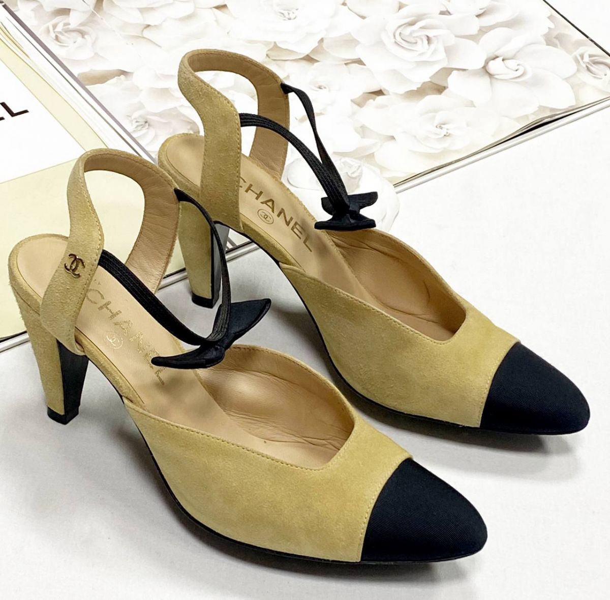 Босоножки/ замша/ Chanel размер 38 цена 78 275 руб 