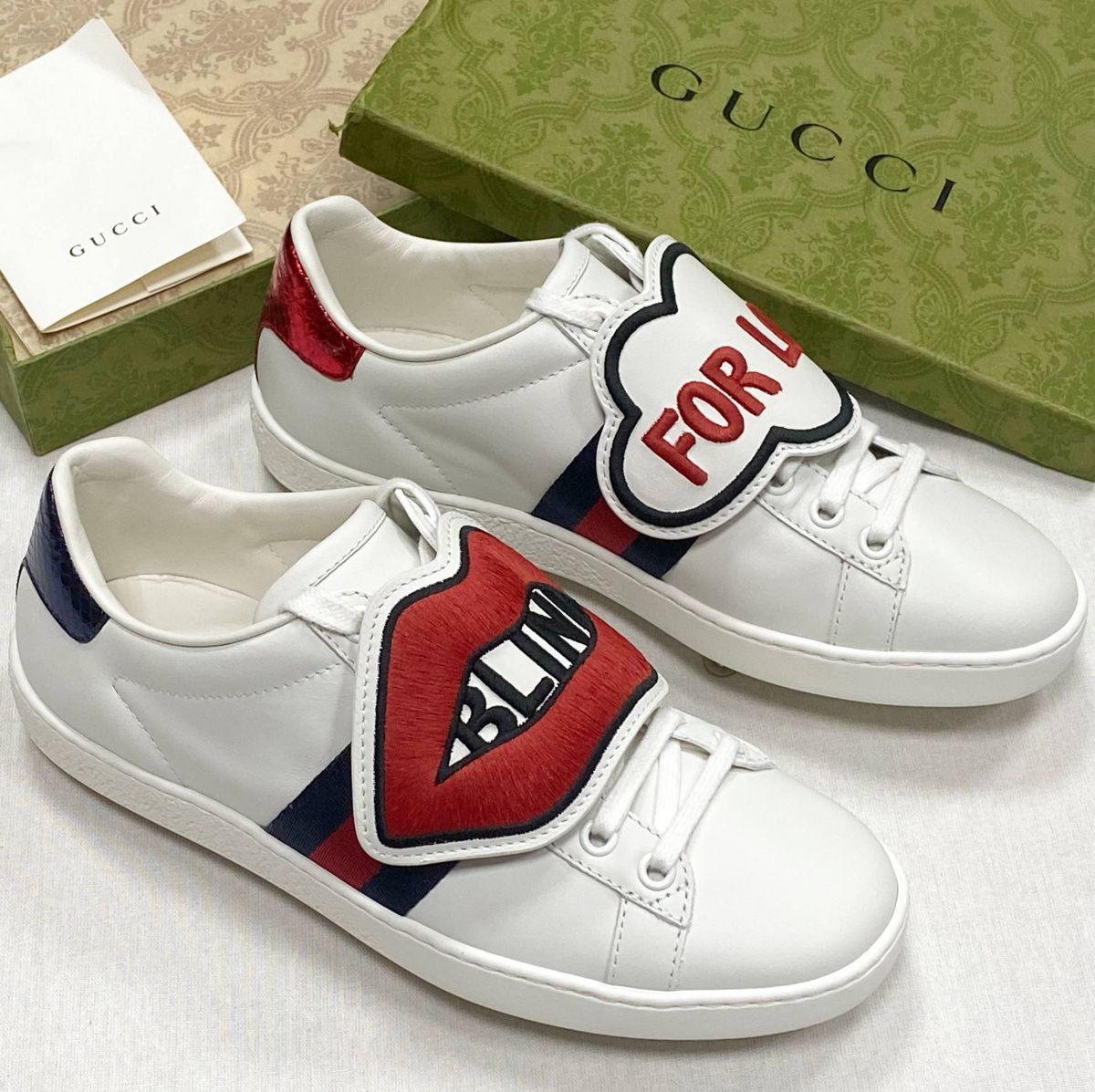 Кеды Gucci размер 35.5 цена 23 483 руб
