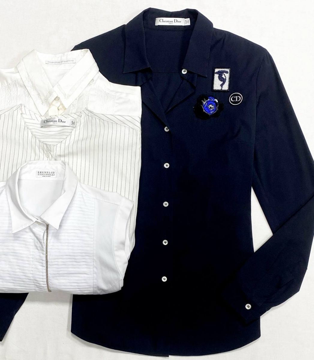 Рубашки Топ Christian Dior / Ermanno Scervino размер/ размер S /36/38/40 цена от 9 393 руб до 20 352 руб