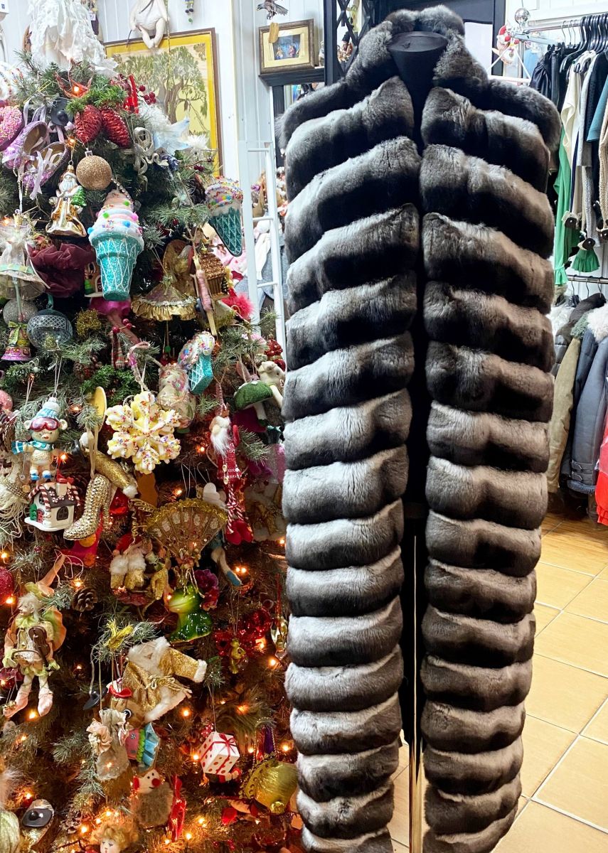 Жилет/мех шиншиллы/ размер 42 цена 70 448 руб