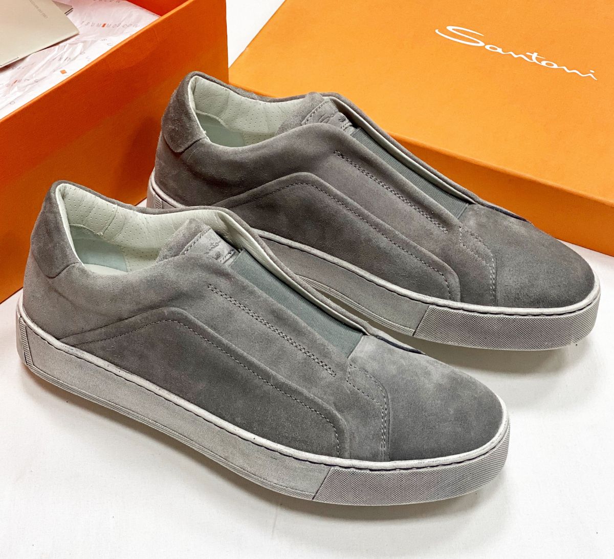 #mechtamen Слипоны Santoni размер 41 цена 26 614 руб
