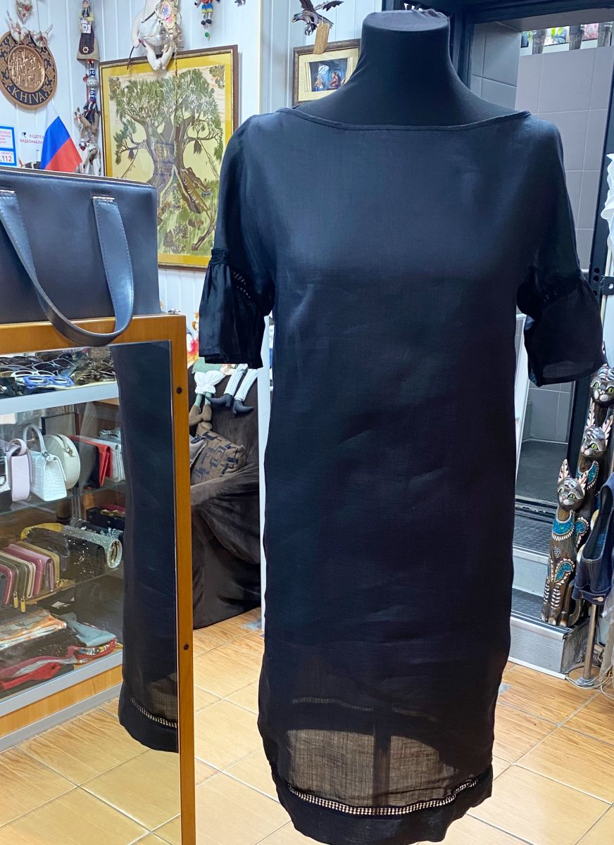 Платье / лен/ Max Mara размер 42 цена 15 655 руб