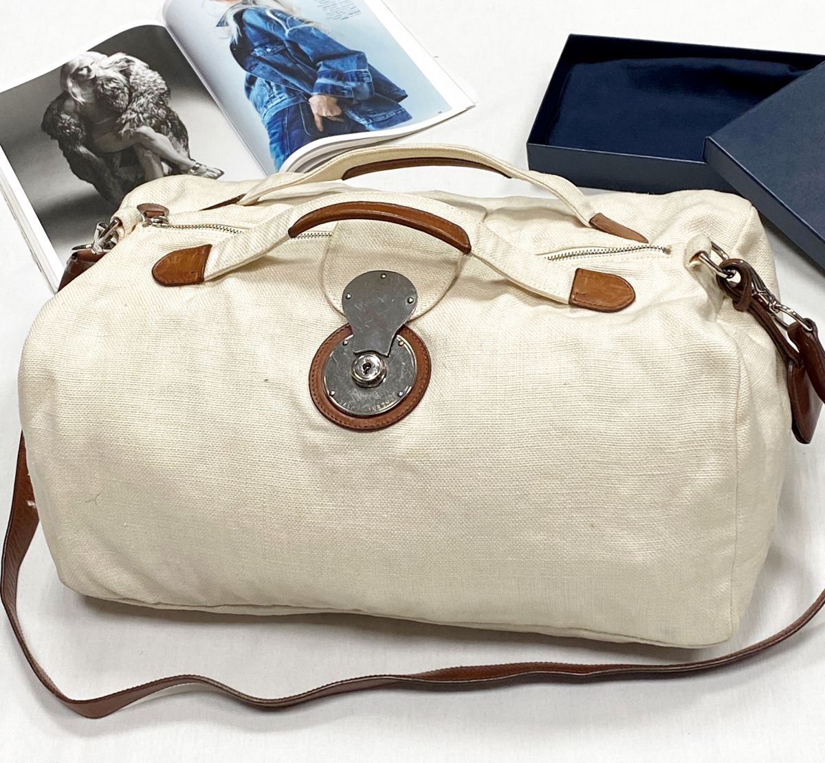 Сумка Ralph Lauren размер 45/20 цена 15 655 руб

