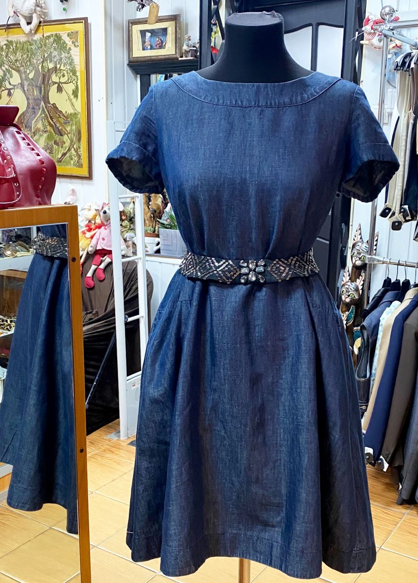 Платье / камни/ Weekend/ Max Mara размер 42 цена 10 959 руб