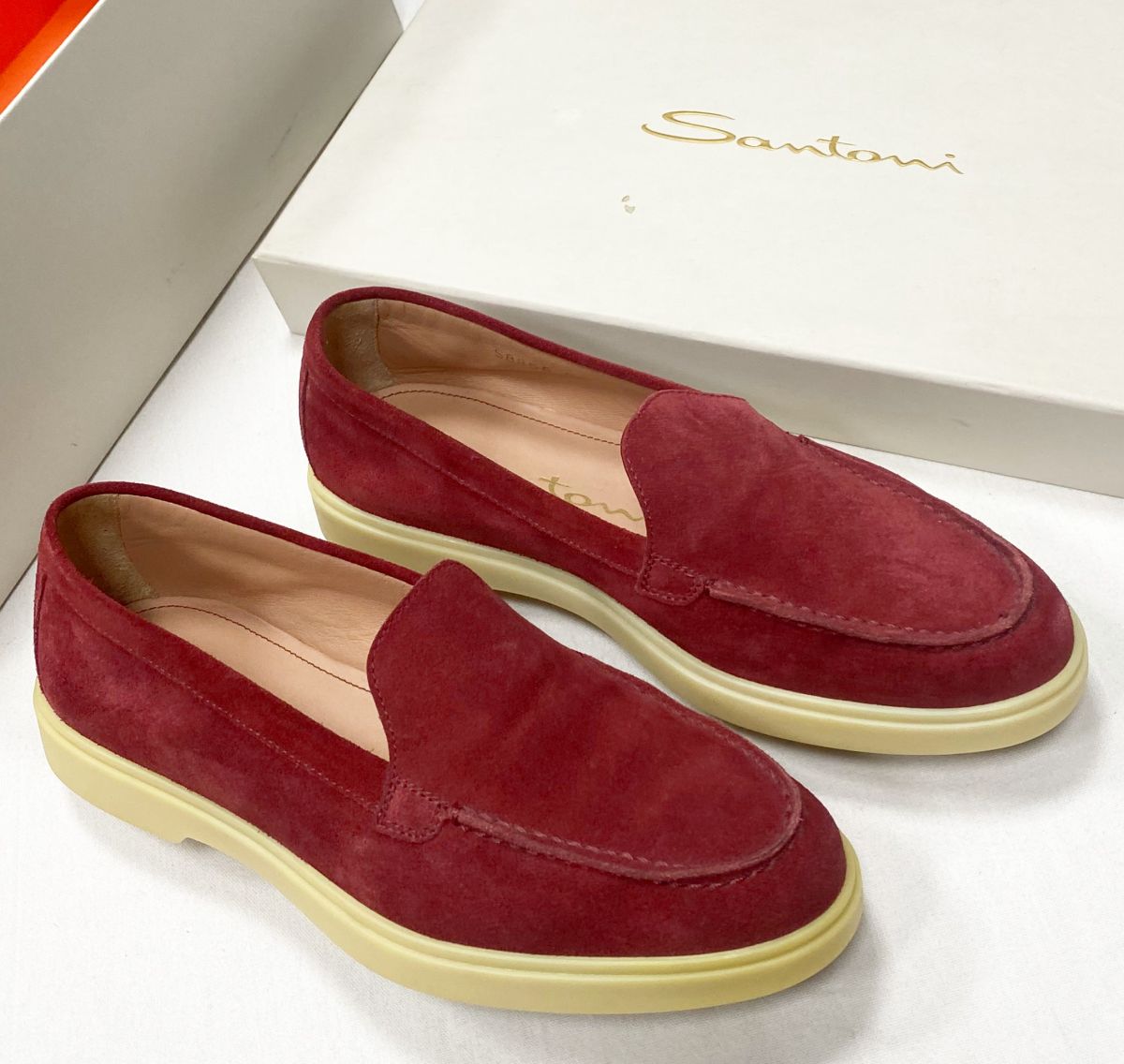 Лоферы Santoni размер 37 цена 18 786 руб