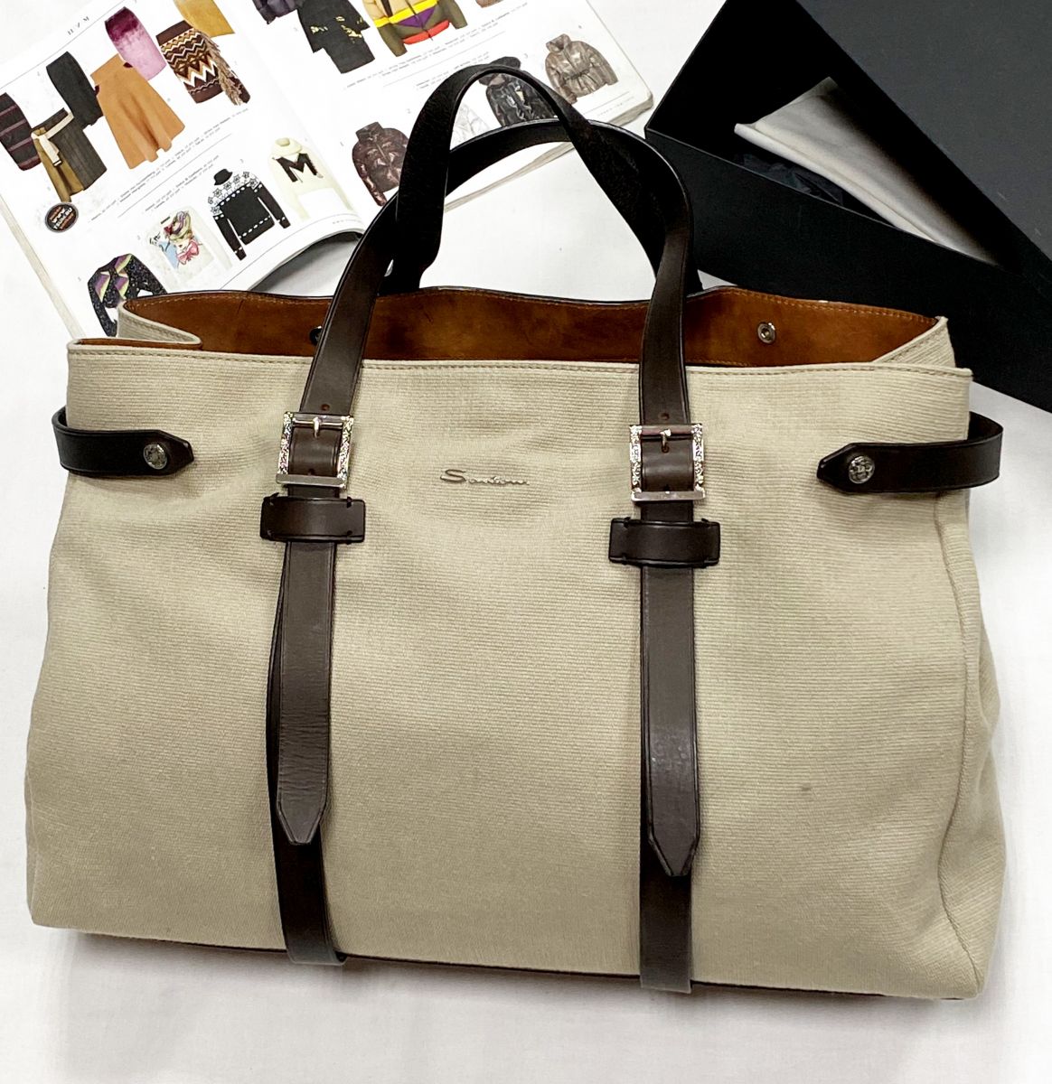 Сумка Santoni размер 50/32 цена 15 655 руб