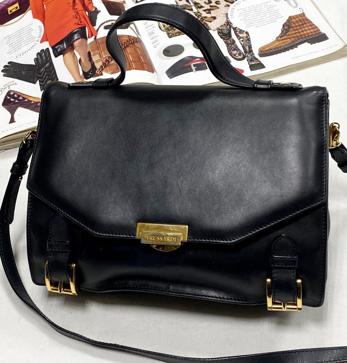 Сумка Trussardi размер 26/18 цена 10 959 руб