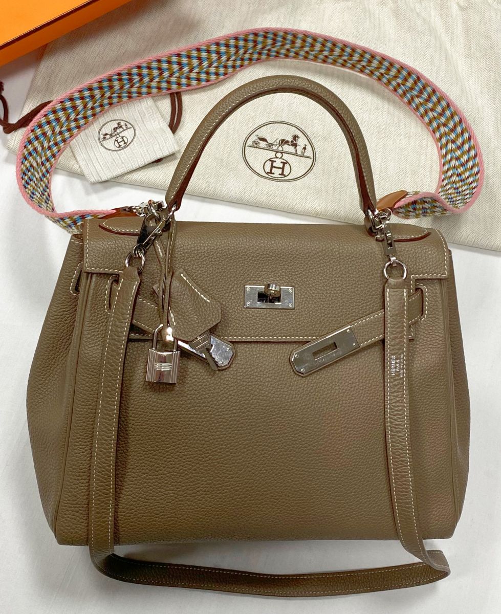 Сумка с двумя ремешками Hermès Kelly 28 цена 782 750 руб