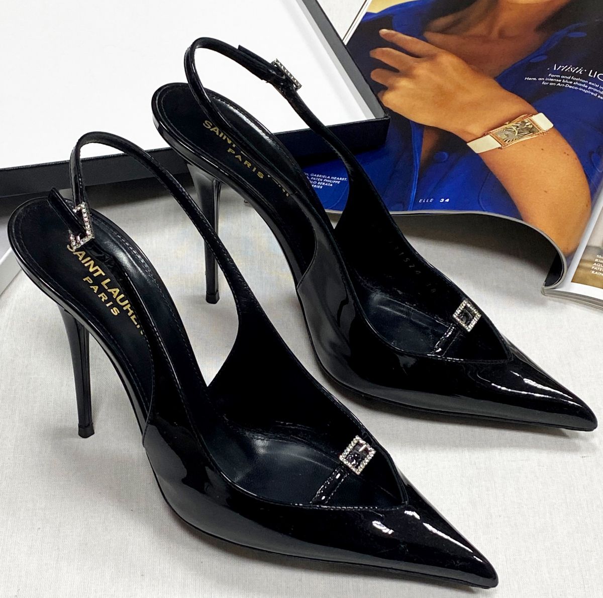 Босоножки Saint Laurent размер 38 цена 31 310 руб
