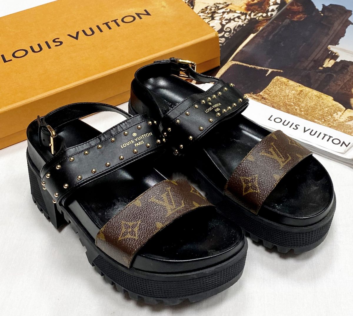 Босоножки Louis Vuitton размер 38.5 цена 31 310 руб