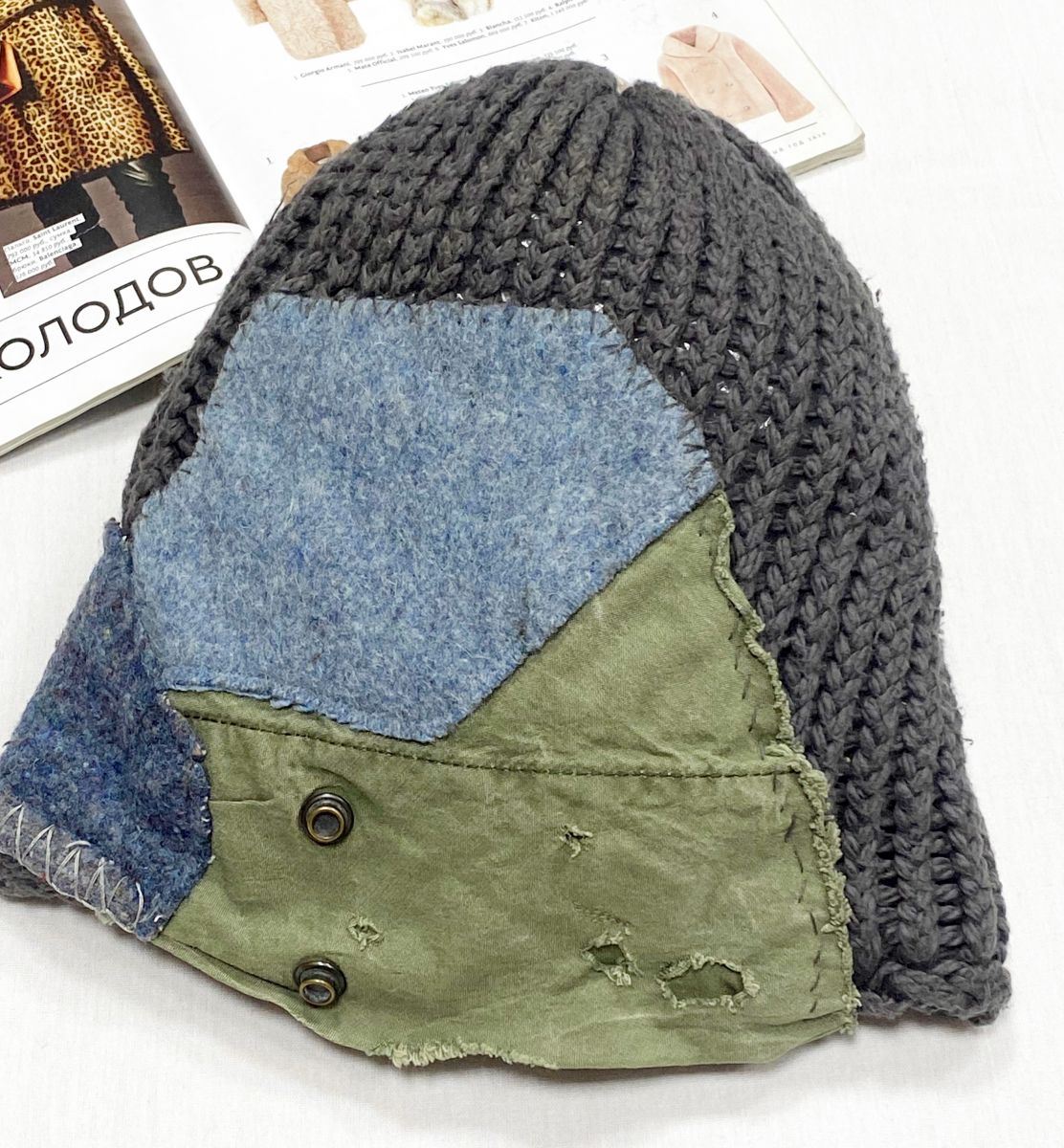 Шапка Greg Lauren цена 4 697 руб

