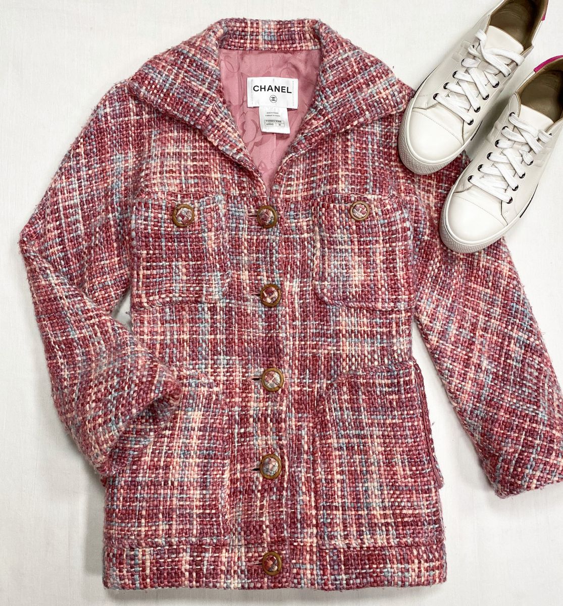 Жакет / твид / Chanel размер 36 цена 156 550 руб