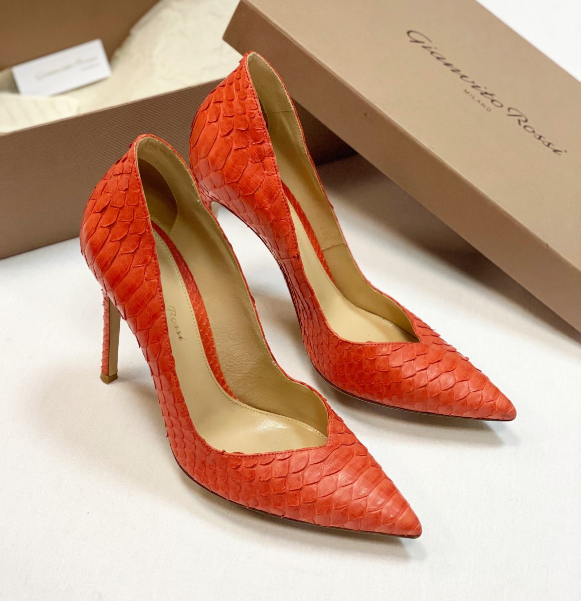 Туфли /питон/ Gianvito Rossi размер 38.5 цена 23 078 руб 