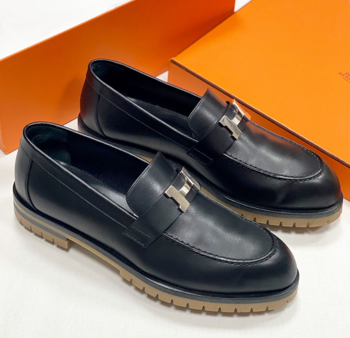 Лоферы Hermes размер 39 цена 46 965 руб