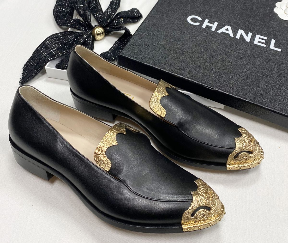 Лоферы Chanel размер 38.5 цена 39 138 руб / новые /