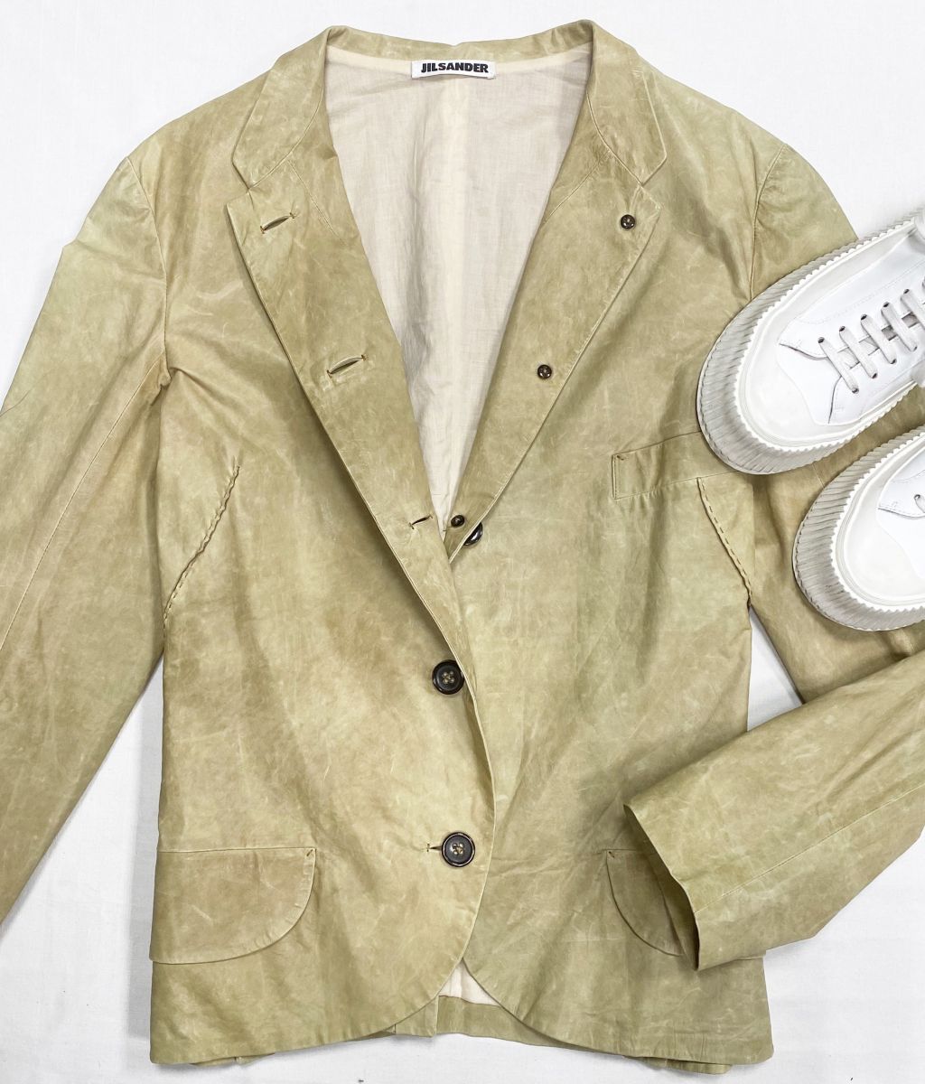 Куртка /кожа/ Jil Sander размер 44 цена 46 965 руб