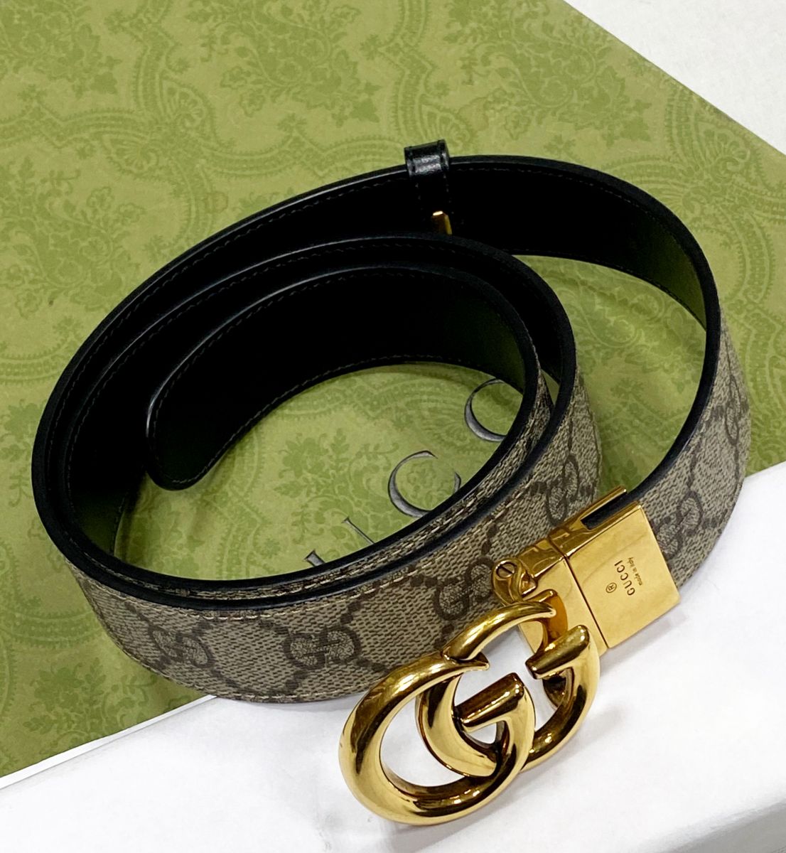 Ремень Gucci размер 85/34 цена 23 483 руб 