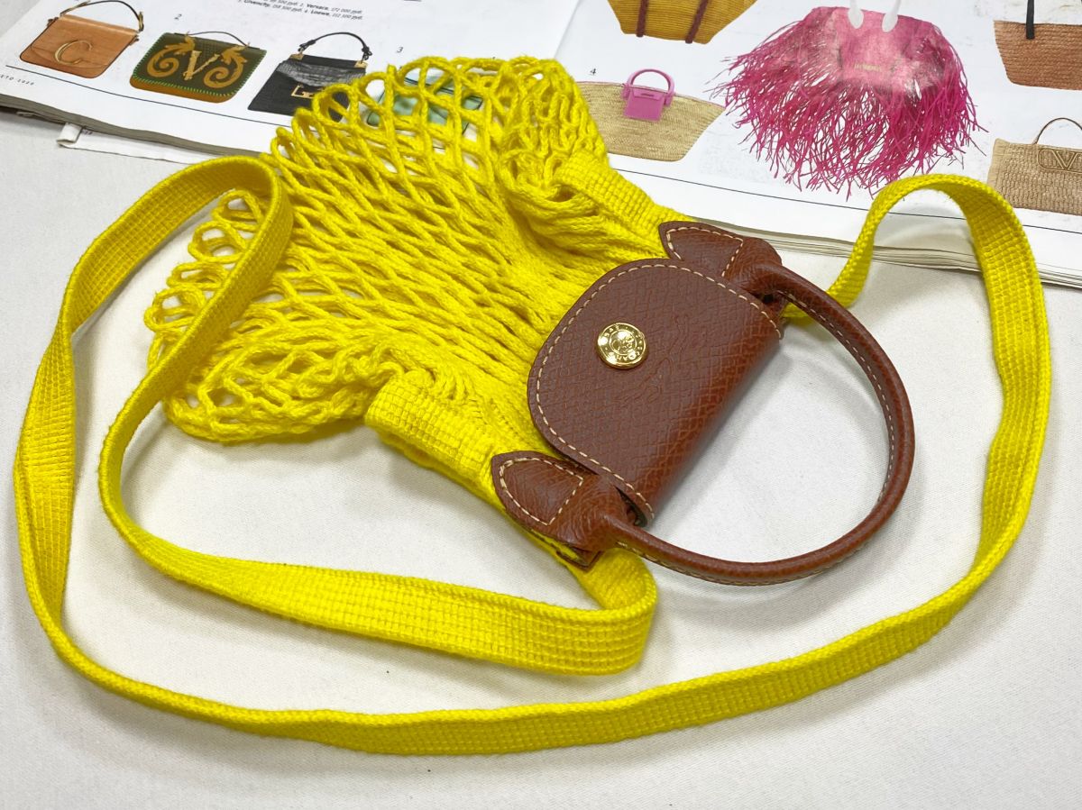 Сумочка авоська Longchamp цена 7 828 руб