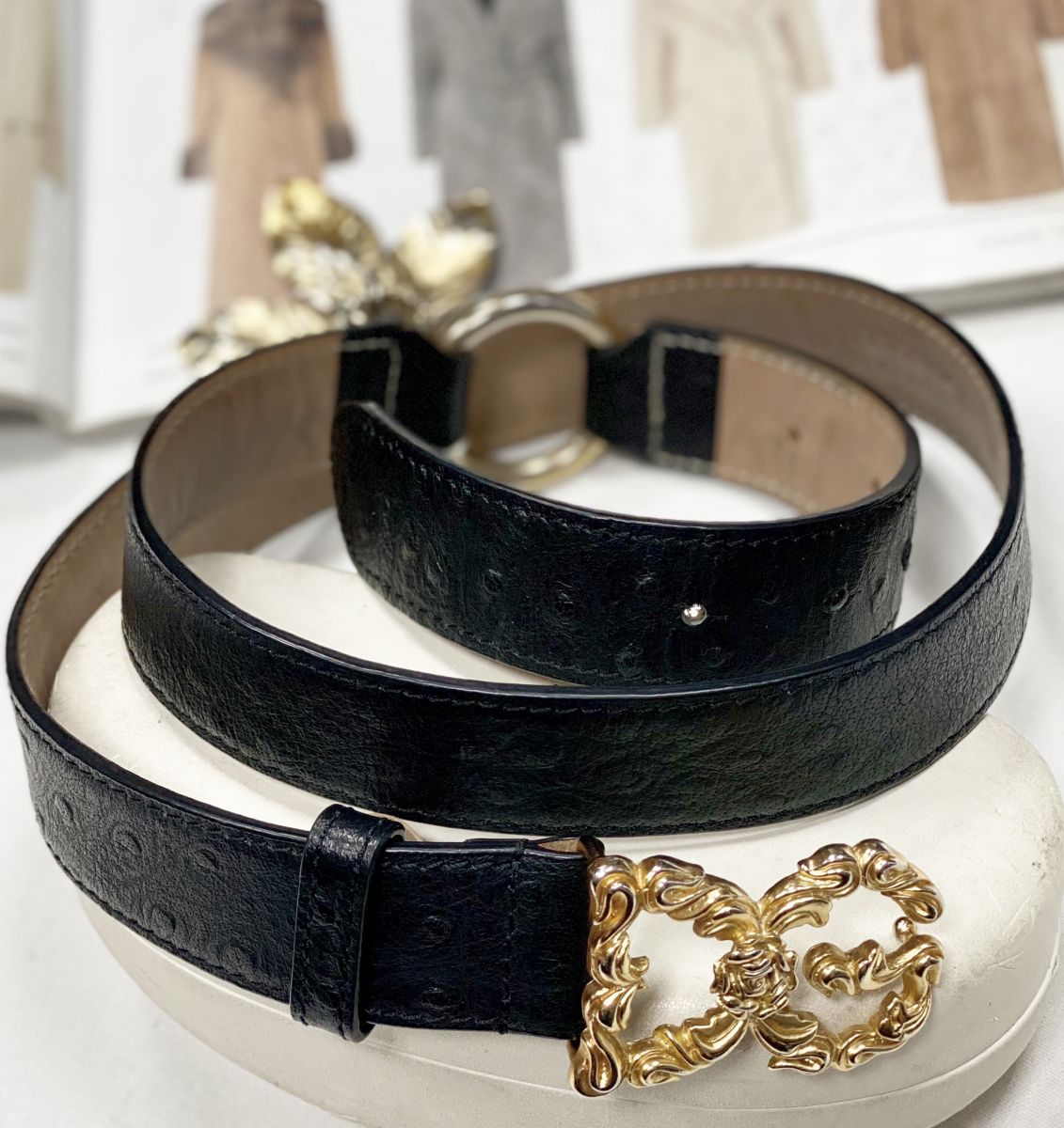 Ремень Dolce Gabbana размер 95/38 цена 7 828 руб