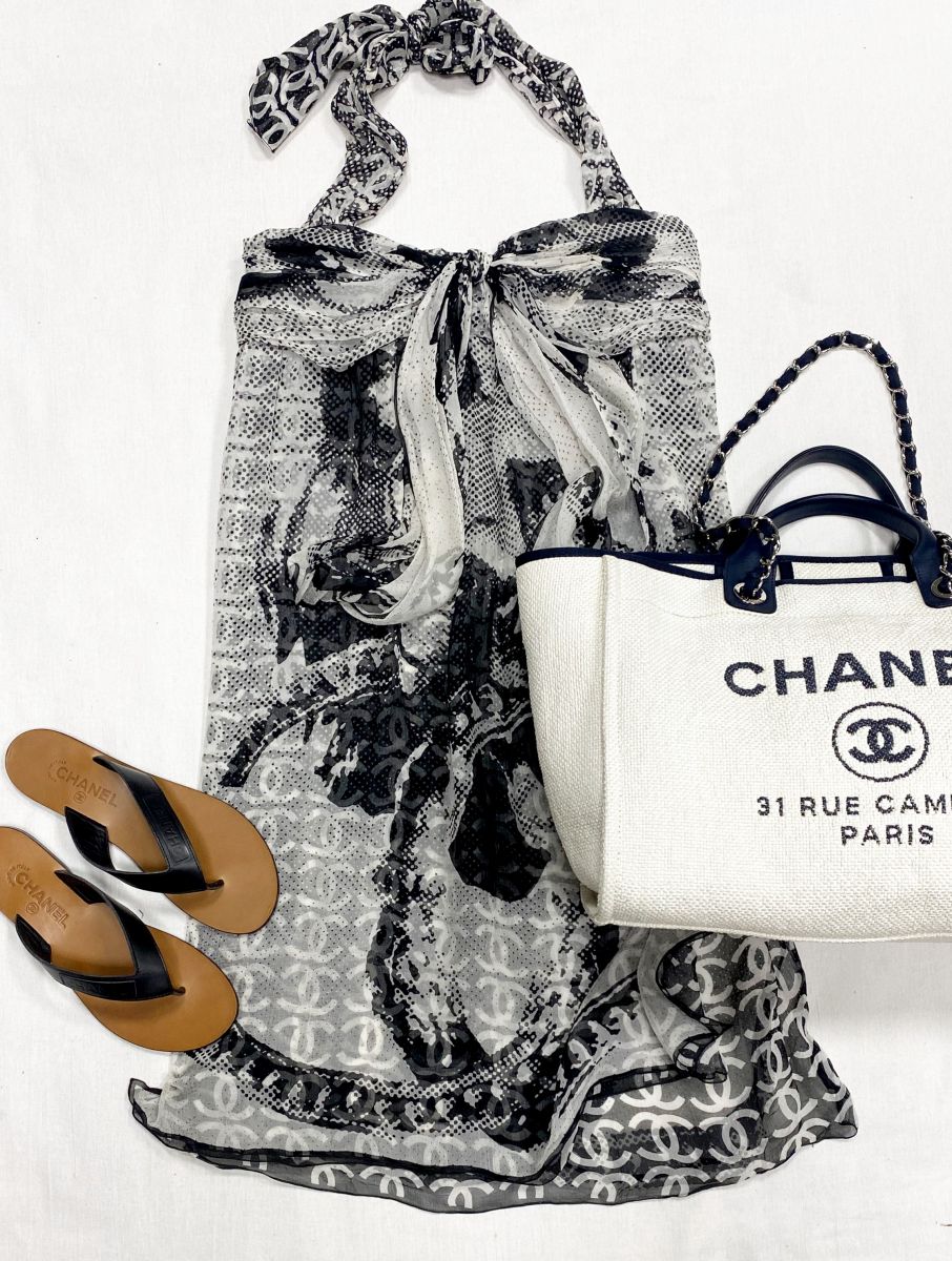 Сарафан Chanel размер 40 цена 62 620 руб
Сабо Chanel размер 39.5 цена 62 620 руб 
Сумка Chanel 