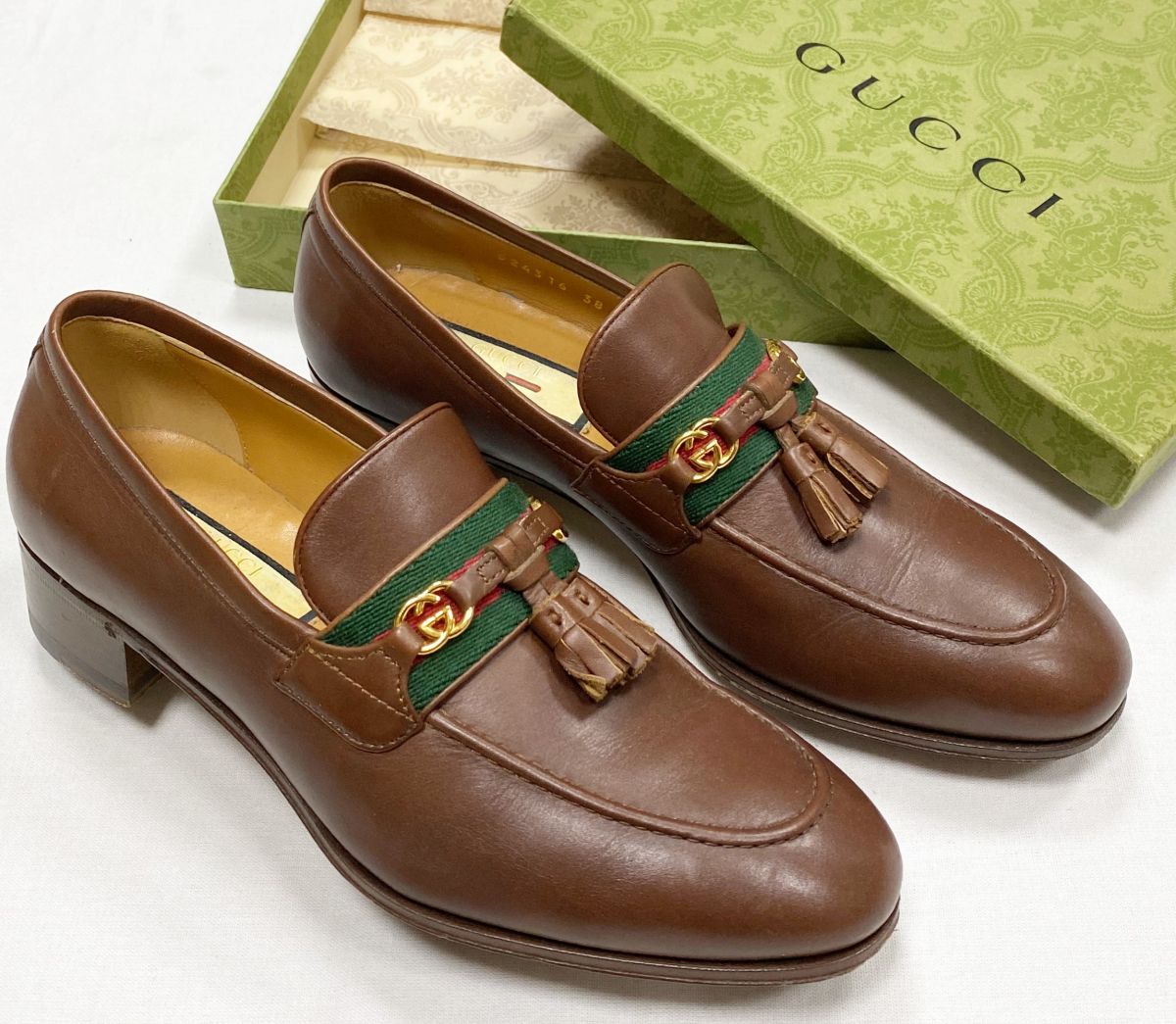 Лоферы Gucci размер 38 цена 23 483 руб