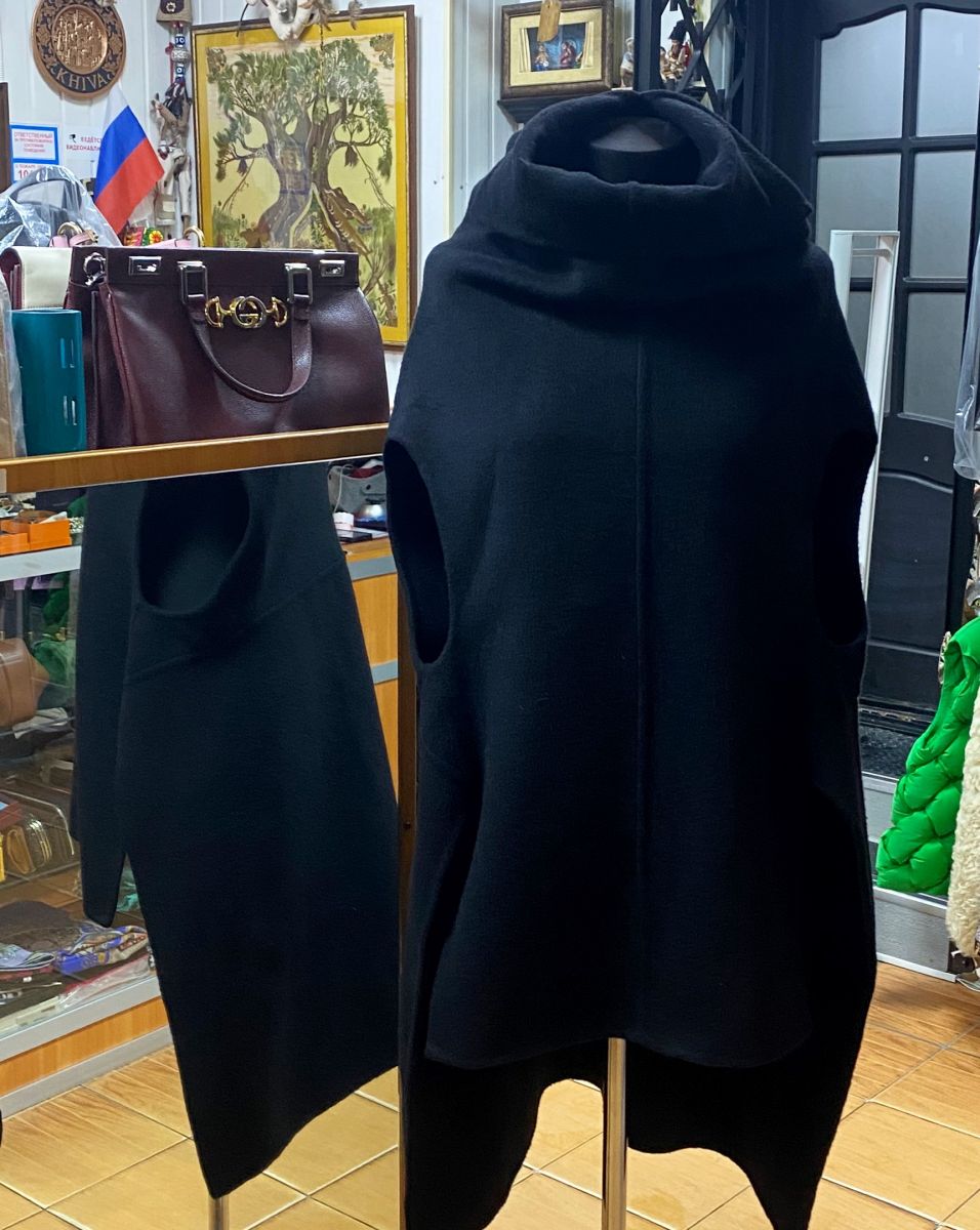 Пальто - кейп Rick Owens размер S-M цена 23 483 руб