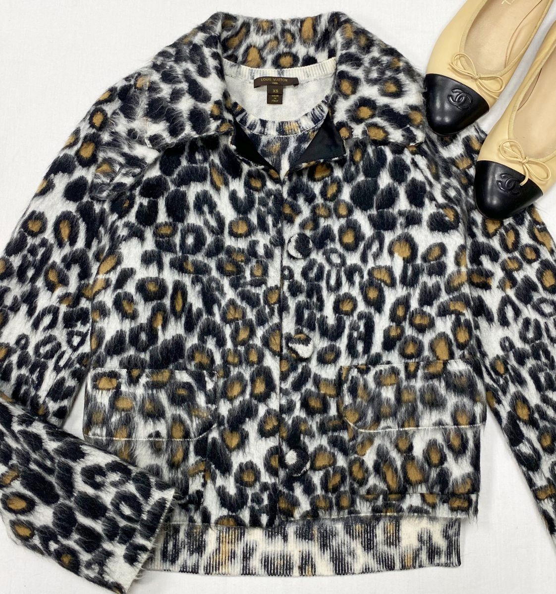 Двойка / жакет + кофта / Louis Vuitton размер XS цена 78 275 руб