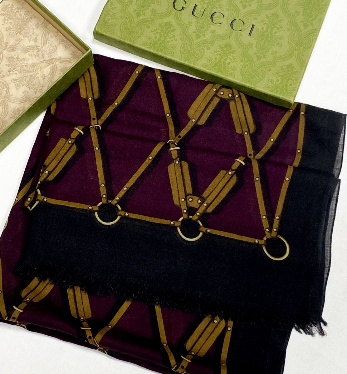 Шарф Gucci размер 70/140 цена 7 828 руб

