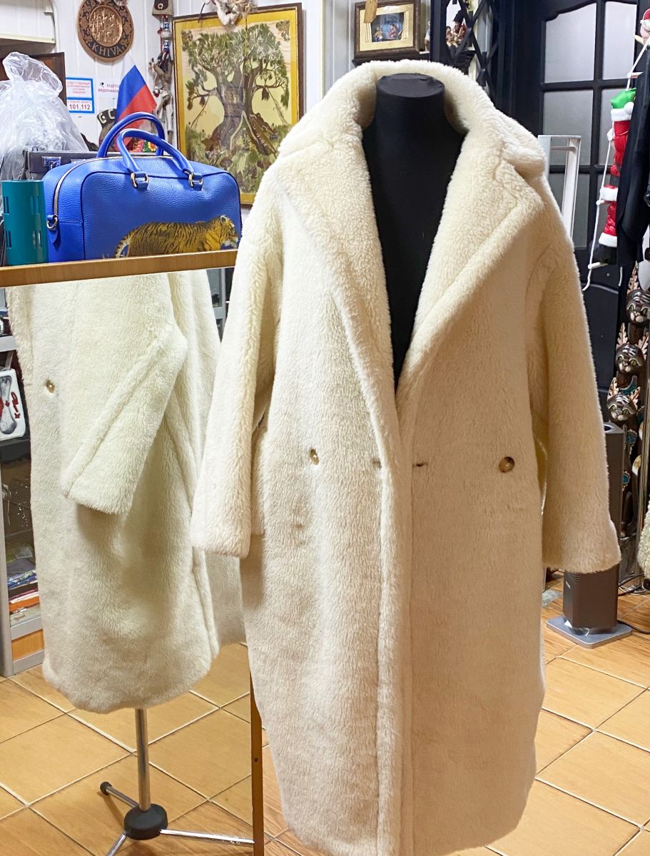 Пальто Тедди Max Mara размер M цена 62 620 руб