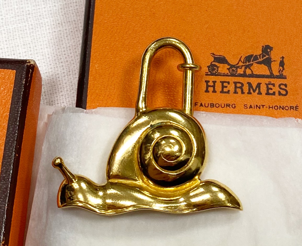 Замок - брелок / улитка / на сумку Hermès цена 78 275 руб