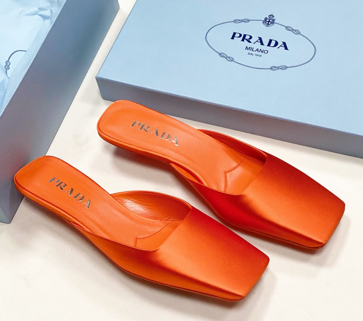 Сабо Prada размер 37 цена 62 620 руб / новые / упаковка / 