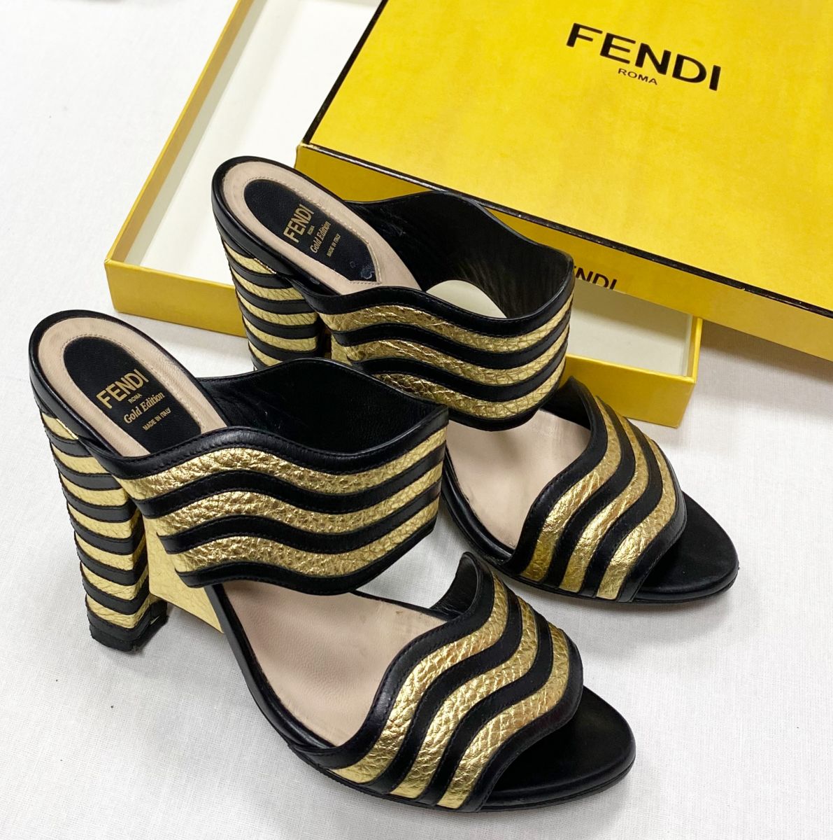 Сабо Fendi размер 37.5 цена 23 483 руб