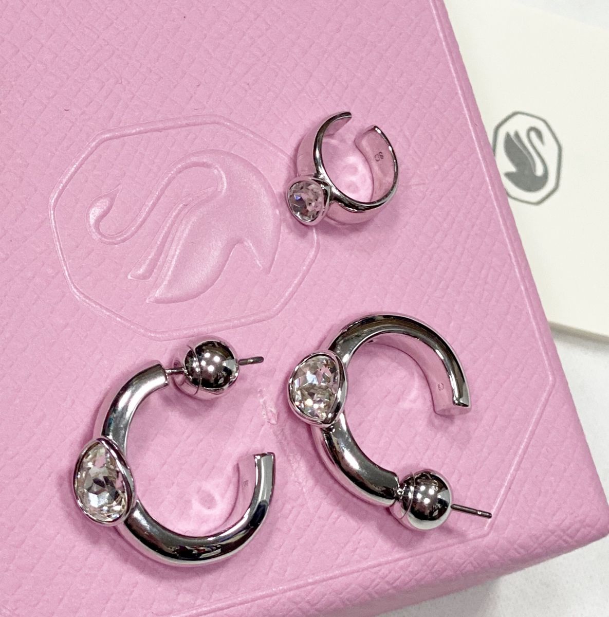 Серьги + каф Swarovski цена 10 959 руб / упаковка /