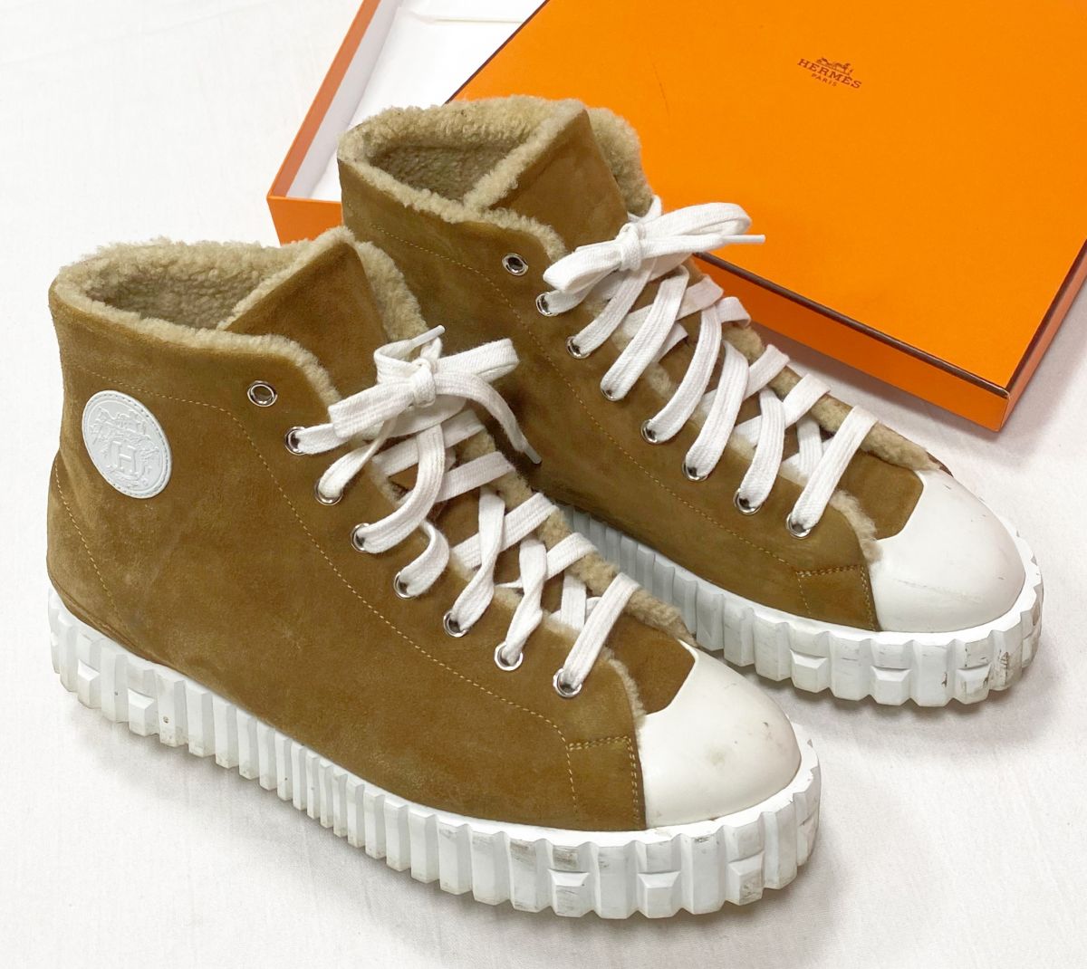 Кеды / на меху / Hermès размер 38 цена 93 930 руб