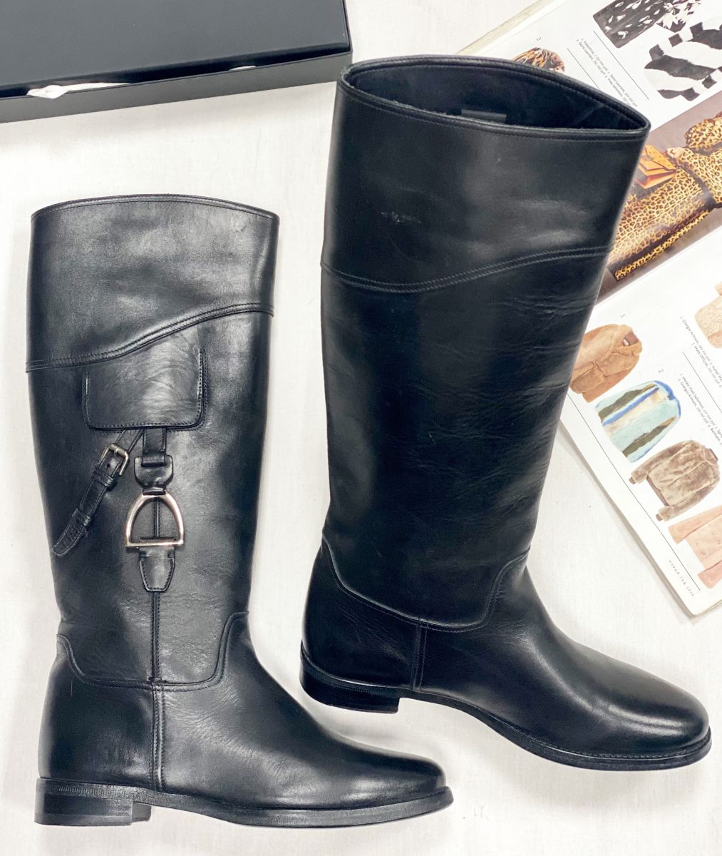 Сапоги Ralph Lauren размер 37.5 цена 23 078 руб 