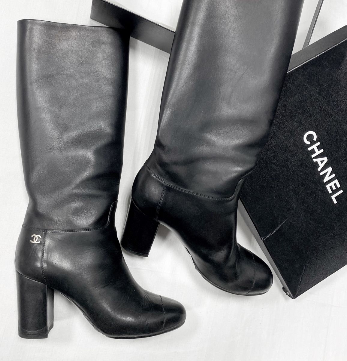 Сапоги Chanel размер 37.5 цена 23 483 руб