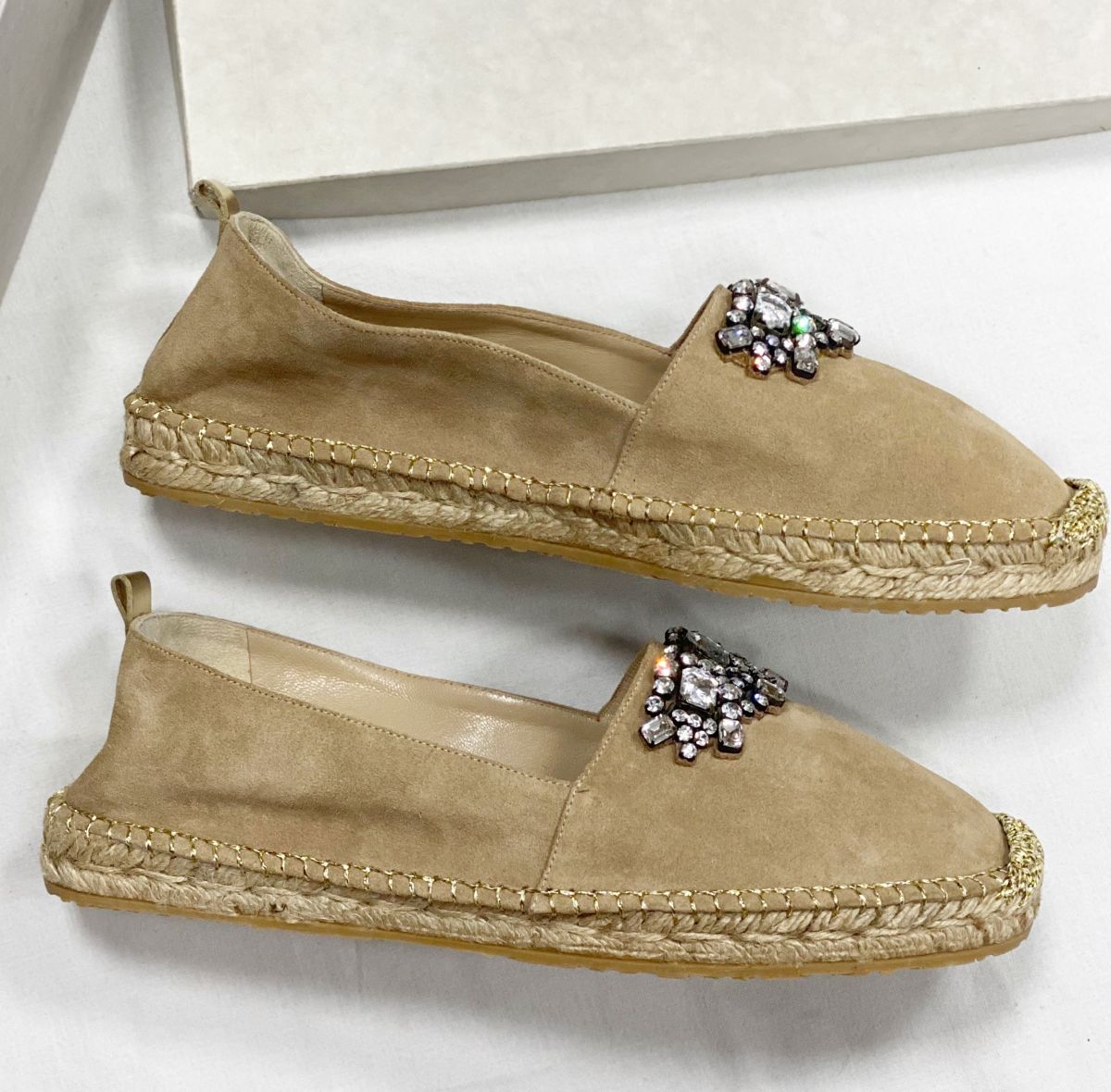 Эспадрильи /замша/ камни/ Jimmy Choo размер 39 цена 12 524 руб 