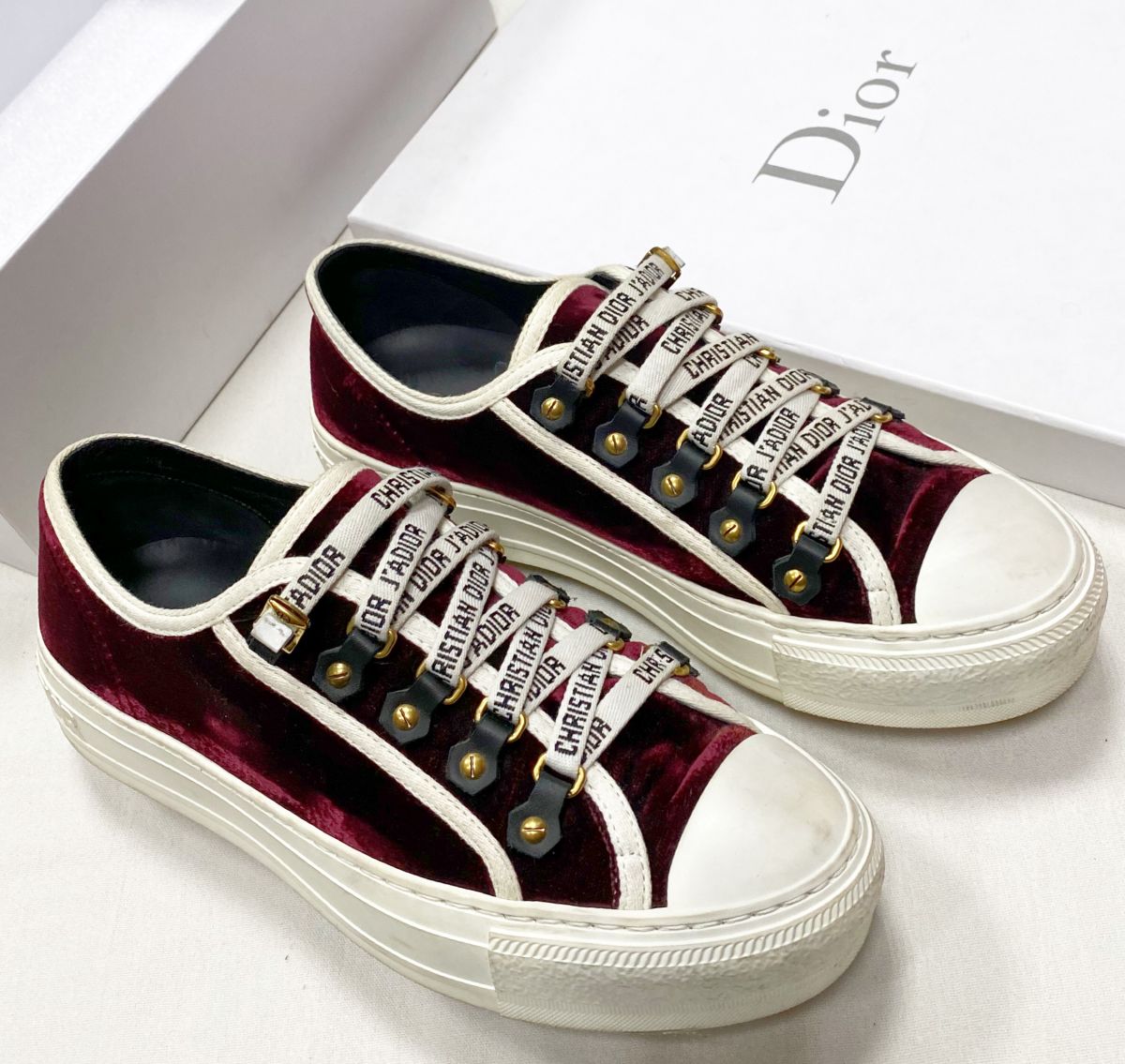 Кеды Christian Dior размер 37.5 цена 23 483 руб