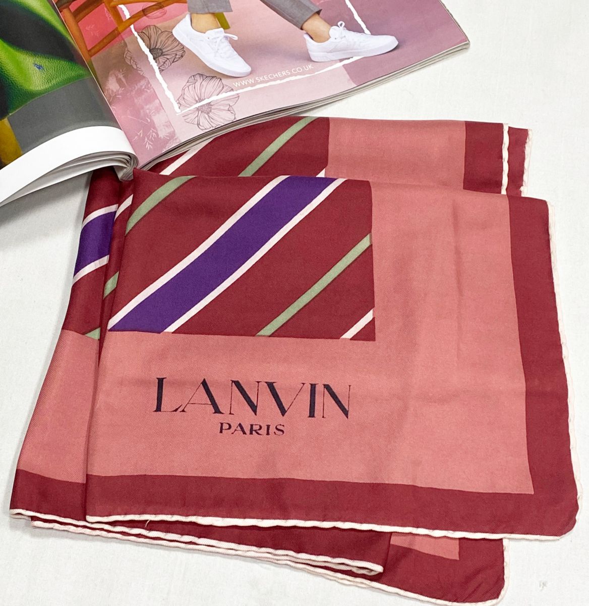 Платок Lanvin размер 70/70 цена 7 828 руб
