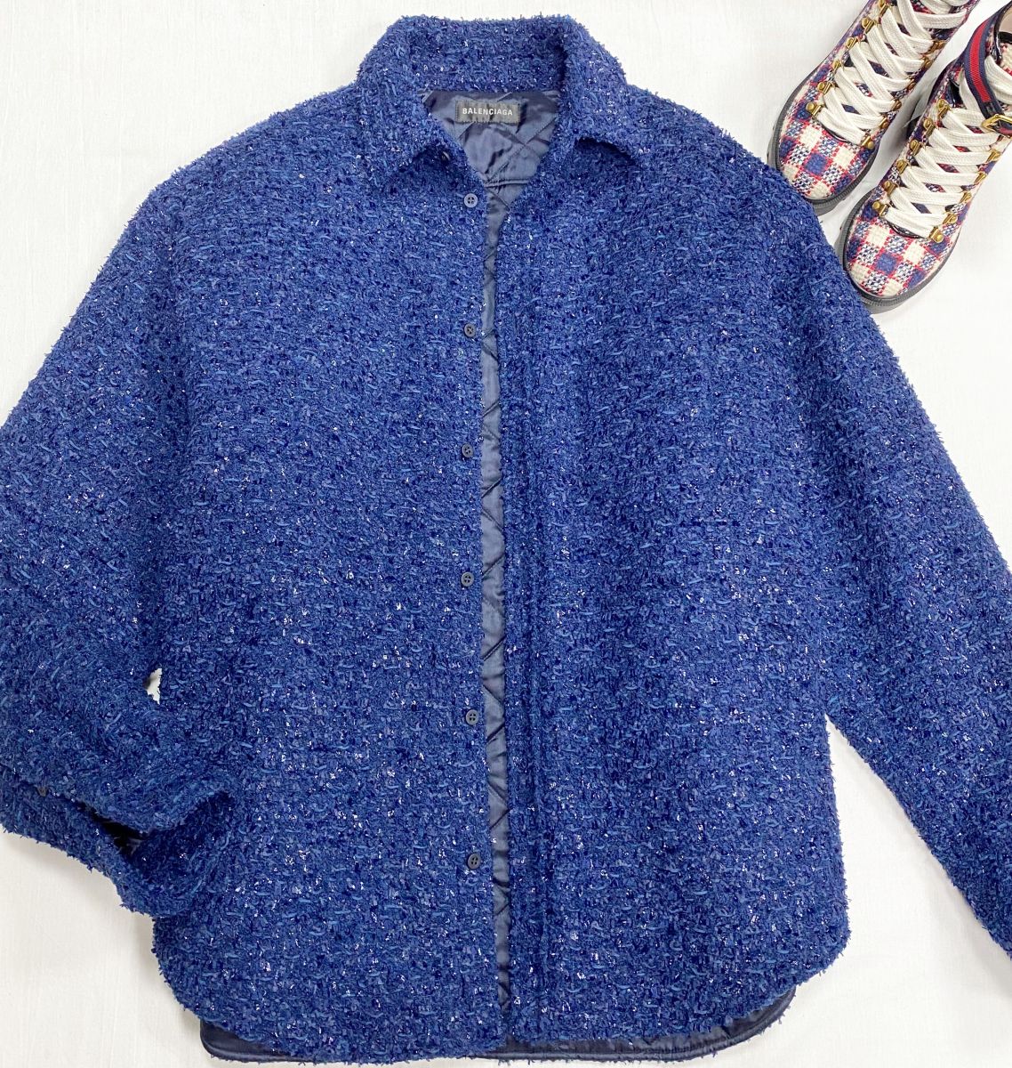 Куртка / твид / Balenciaga размер 38 цена 125 240 руб / с биркой /
