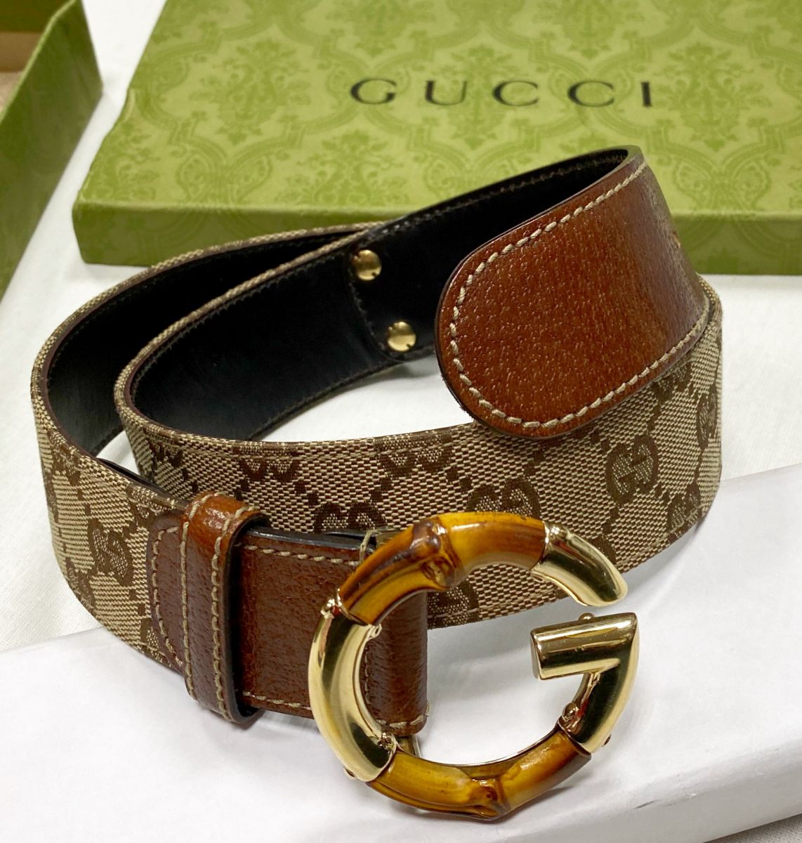 Ремень Gucci размер 75/30 цена 7 828 руб