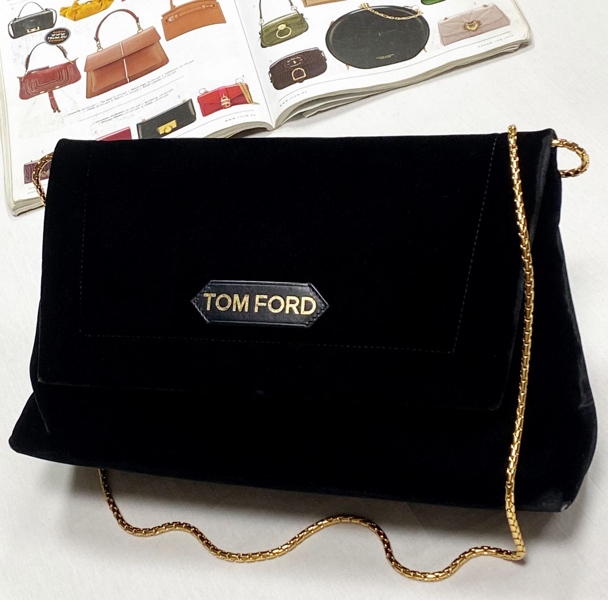 Сумка /бархат / Tom Ford размер 32/20 цена 31 310 руб