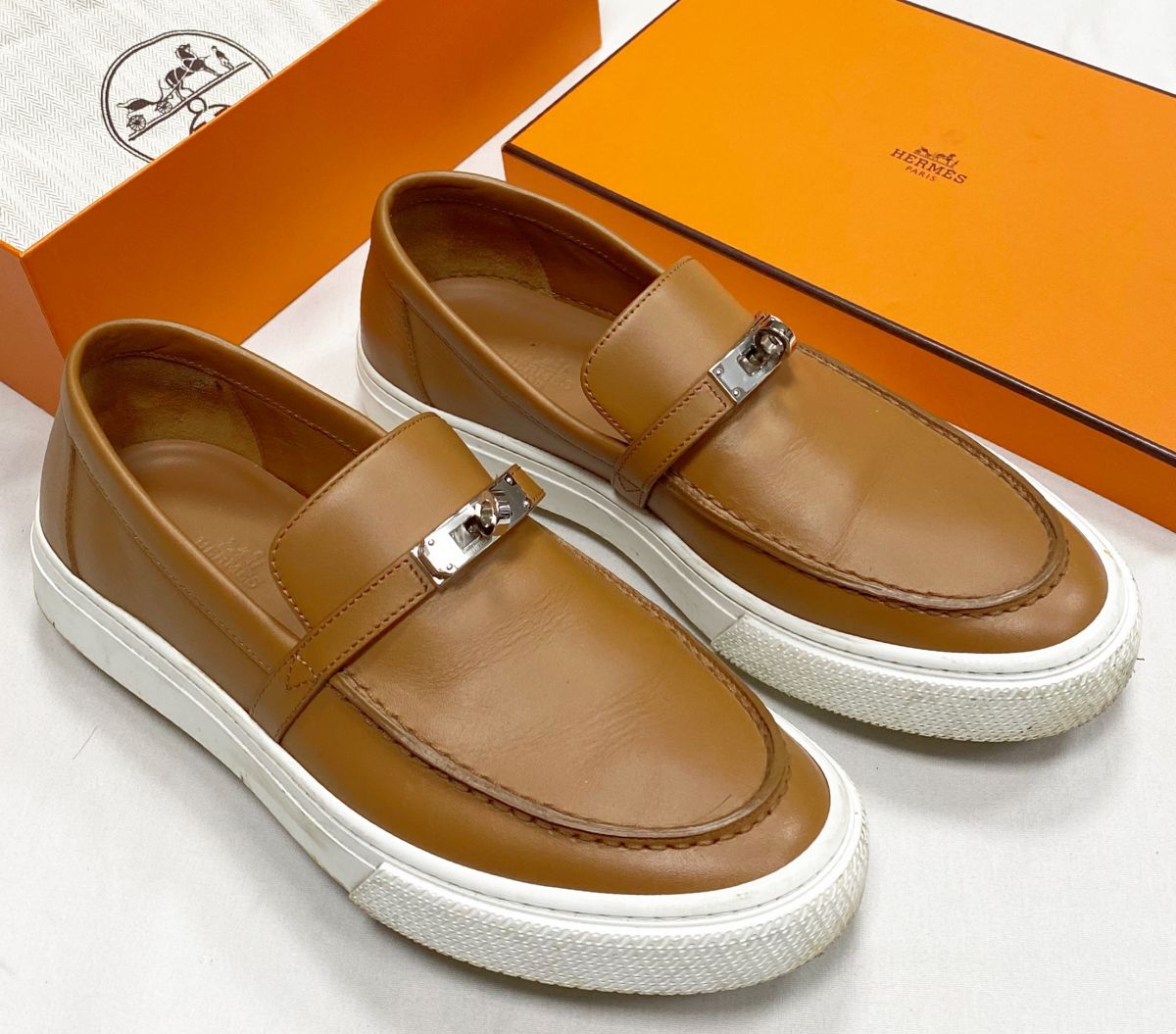 Лоферы Hermès размер 40 цена 54 793 руб