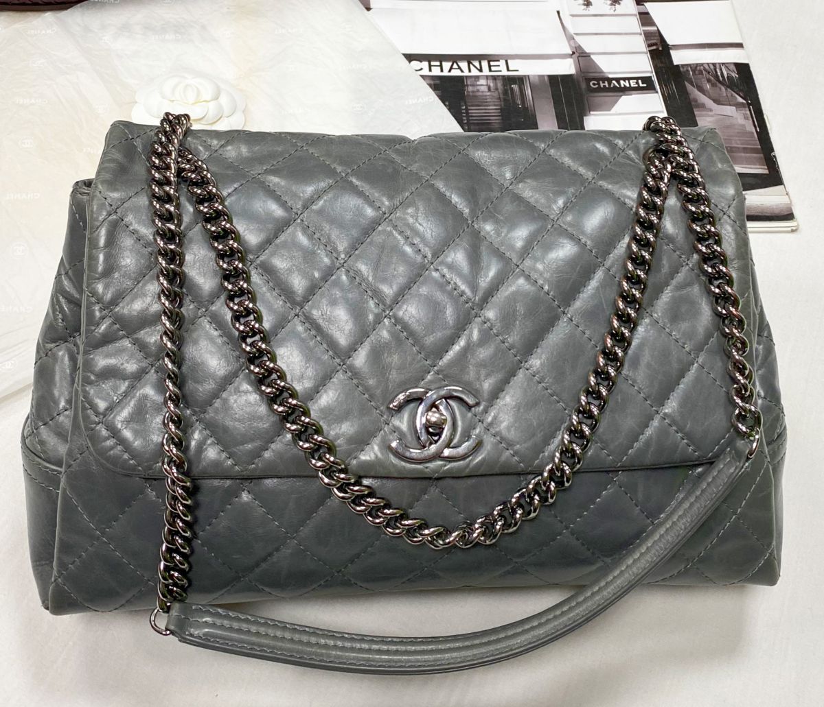 Сумка Chanel размер 35/20 цена 187 860 руб