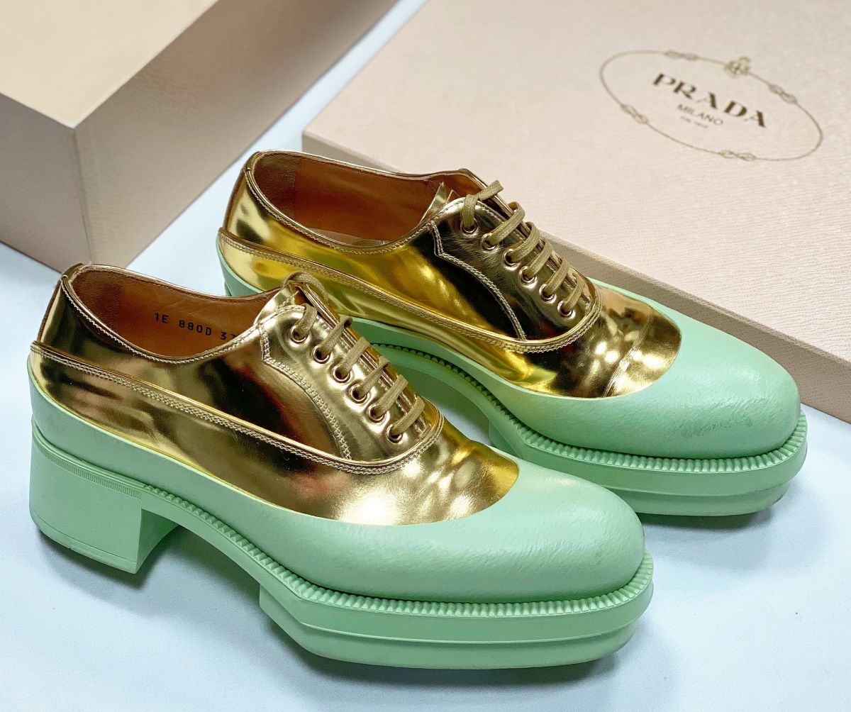Ботинки Prada размер 37.5 цена 20 352 руб 