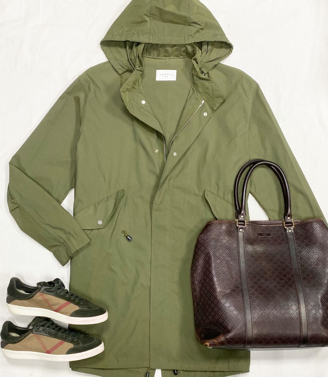#mechtame Плащ Sandro размер L цена 23 483 руб
Кеды Burberry размер 43 цена 7 828 руб
Сумка Gucci 